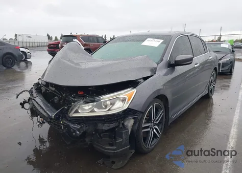 2016 Honda Accord Sport z USA, uszkodzony, nr VIN 1HGCR2F5XGA189926